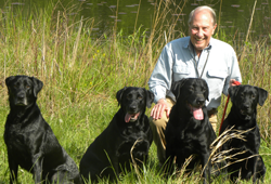 A Friend to the Ducks and His Labs